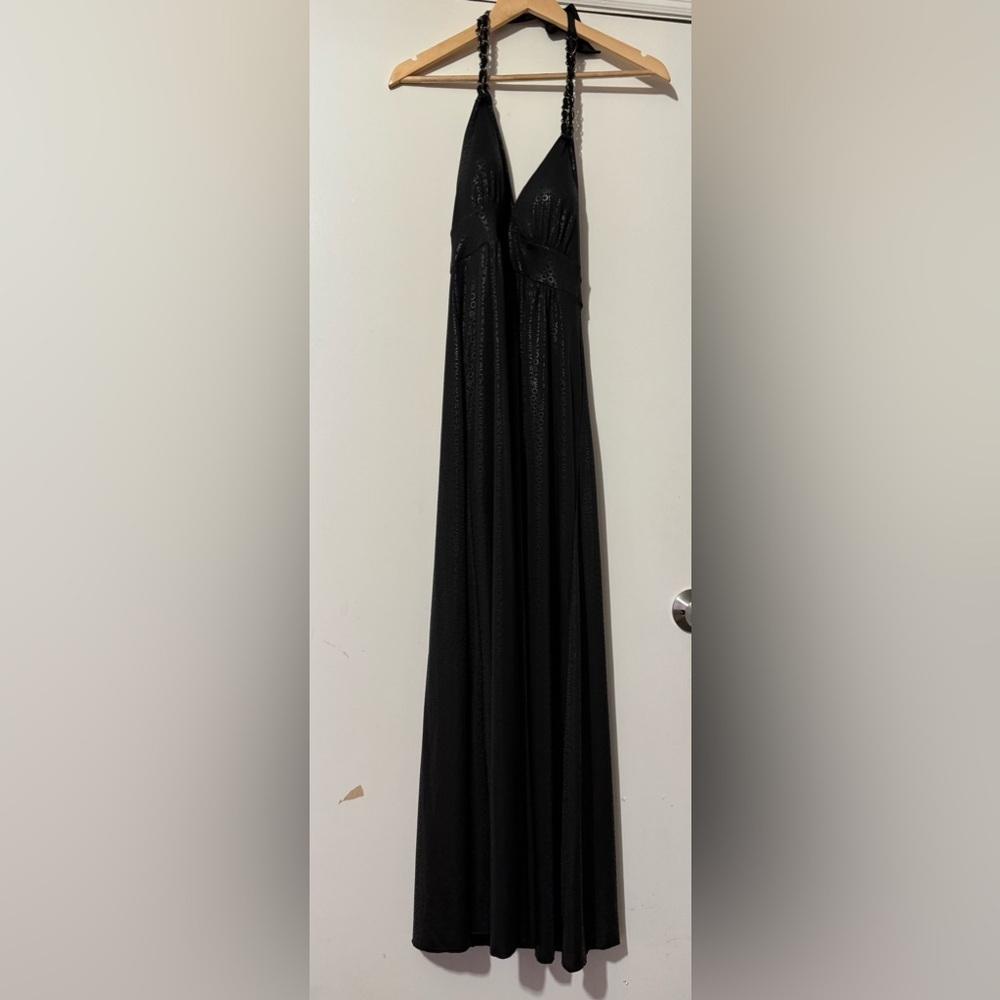 COOGI Black Halter Maxi Dress - Picture 2 of 6
